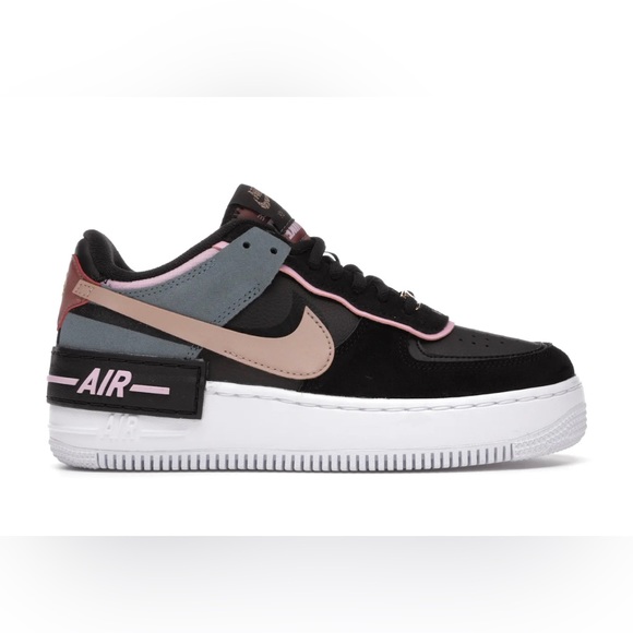 Nike Shoes - Nike Air Force 1 shadow black light arctic pink claystone red